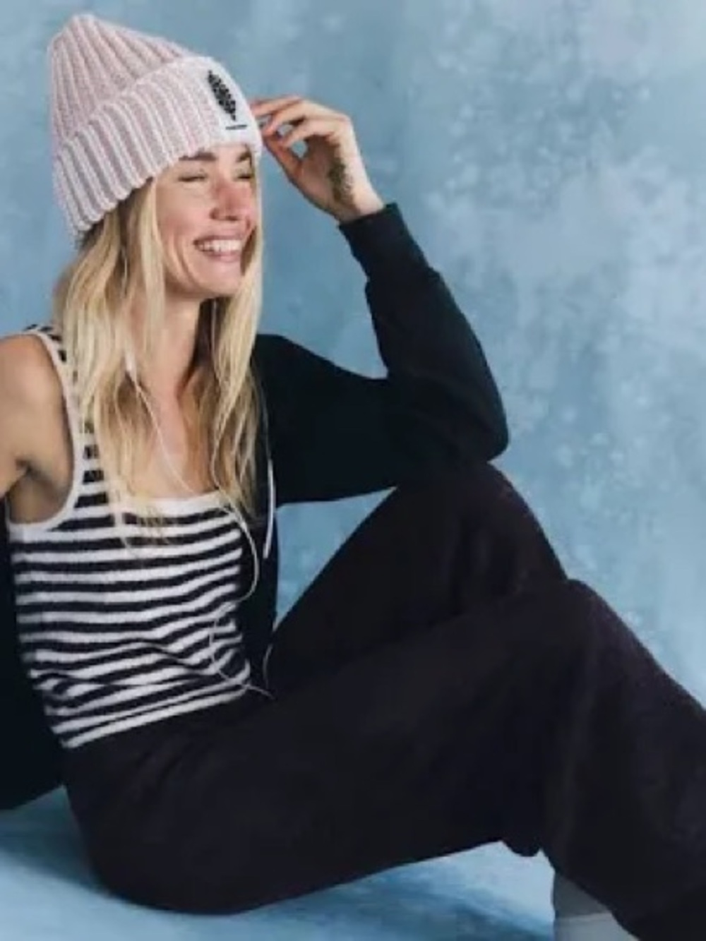 Free People Cozy Striped TankTop